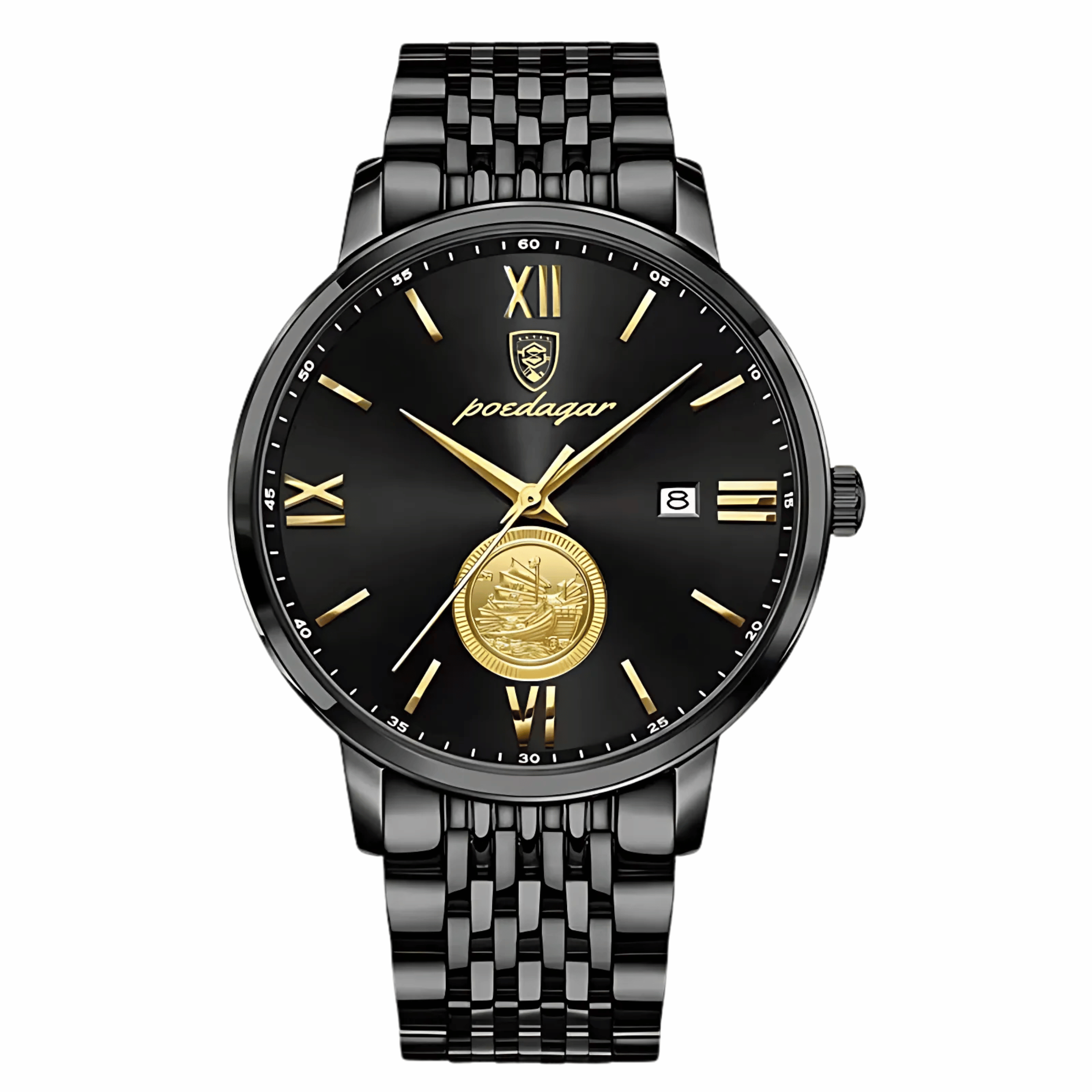 Fortuna Elegant Stainless Steel Quartz Men’s Watch