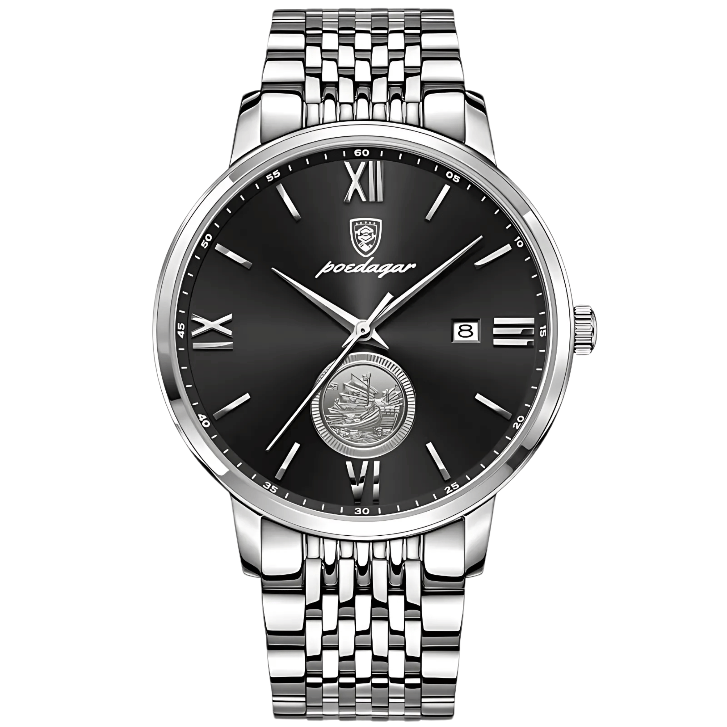 Fortuna Elegant Stainless Steel Quartz Men’s Watch