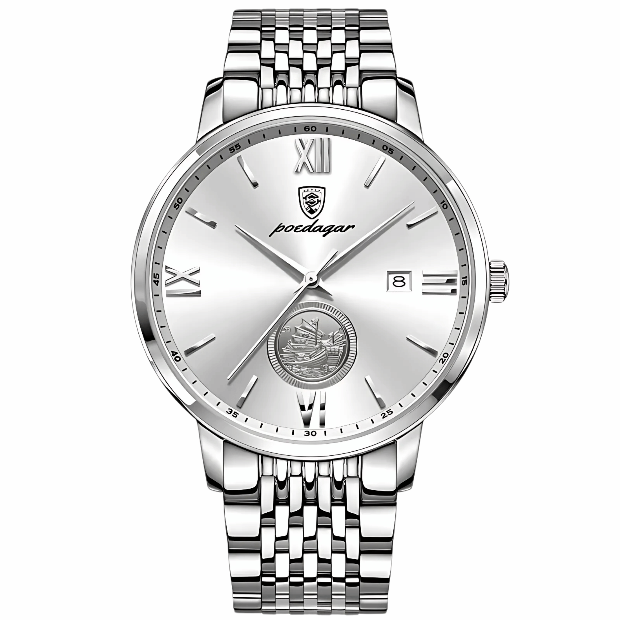 Fortuna Elegant Stainless Steel Quartz Men’s Watch