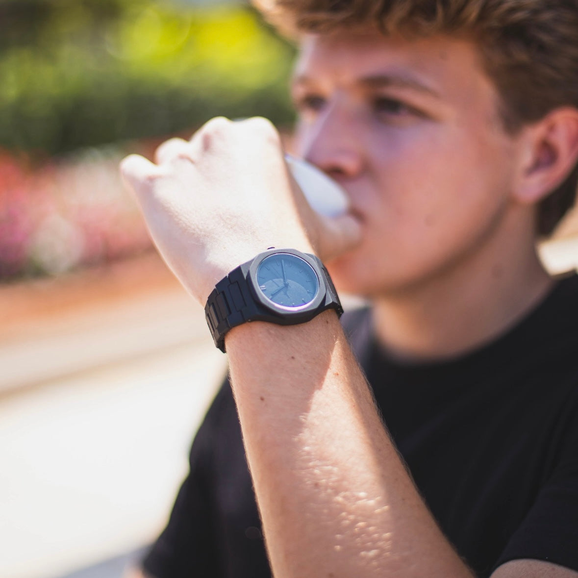 Phantom Black Minimalist Men’s Watch