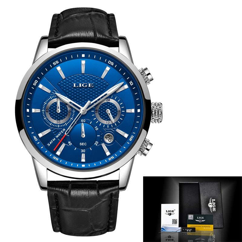 MP027 Premium Men’s Watch with Leather Strap