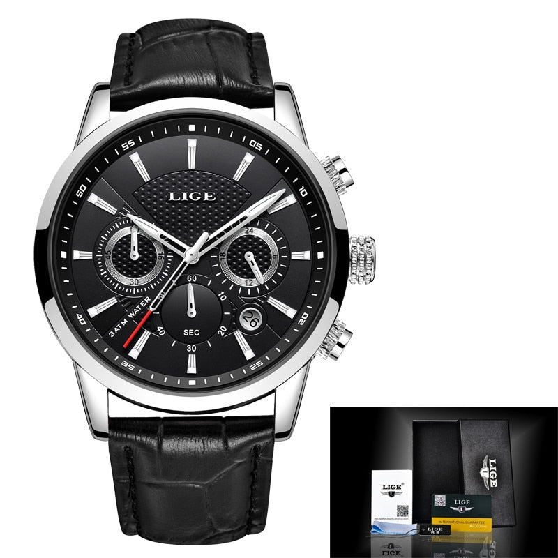MP027 Premium Men’s Watch with Leather Strap
