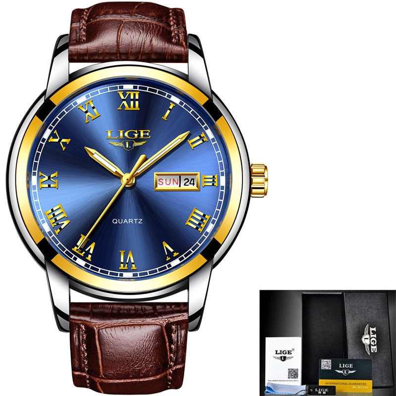 MP027 Premium Men’s Watch with Leather Strap