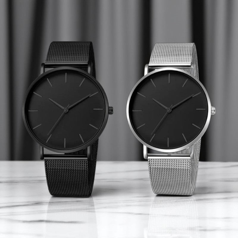 Classic Minimalist Stainless Steel Men’s Watch