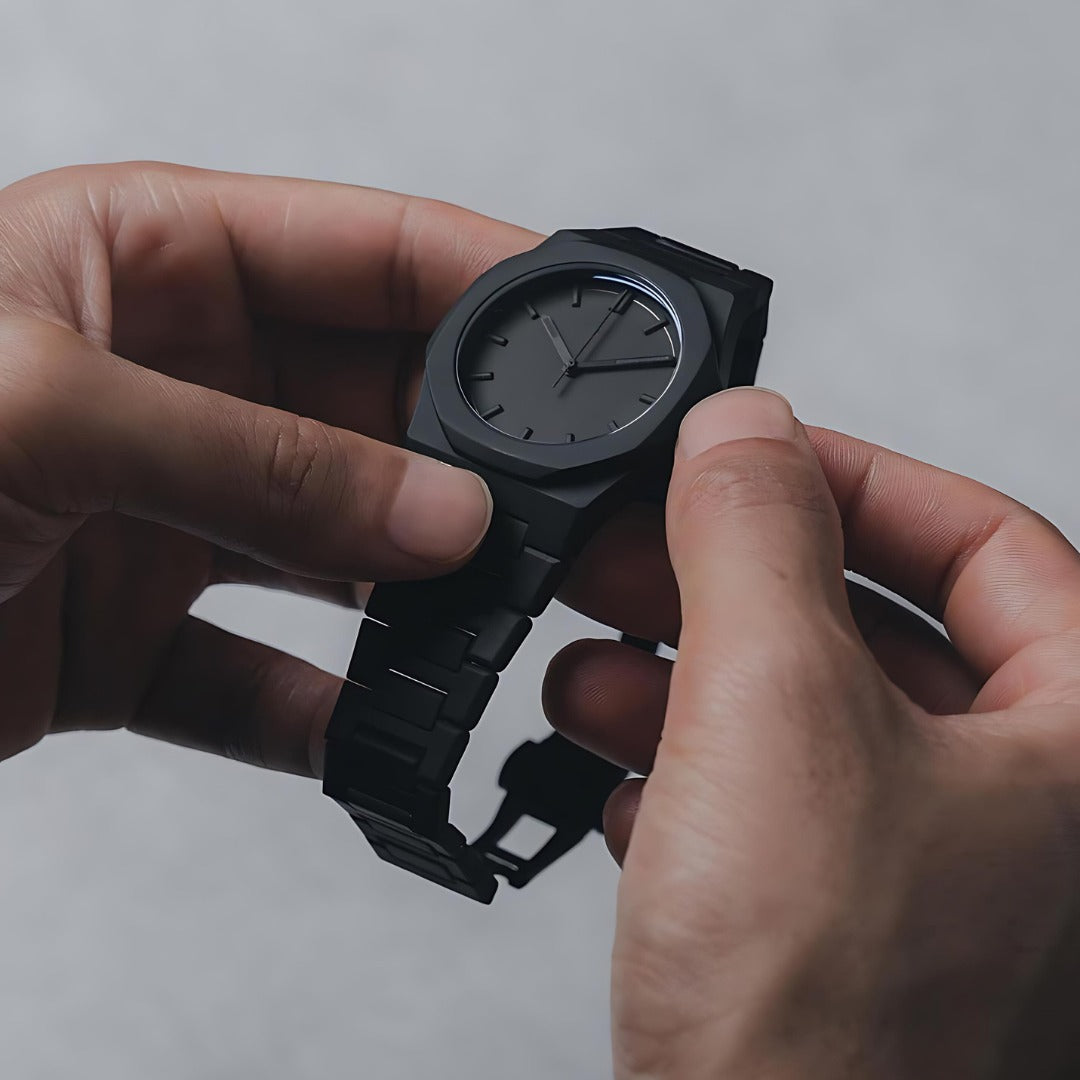 Phantom Black Minimalist Men’s Watch