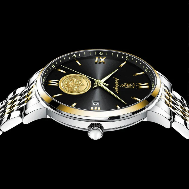Fortuna Elegant Stainless Steel Quartz Men’s Watch