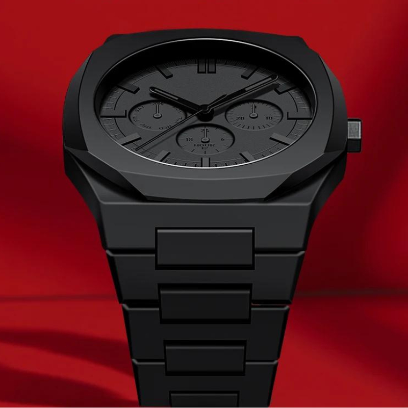 Black Minimalist Men’s Watch