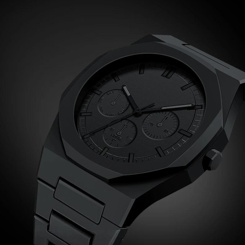Black Minimalist Men’s Watch