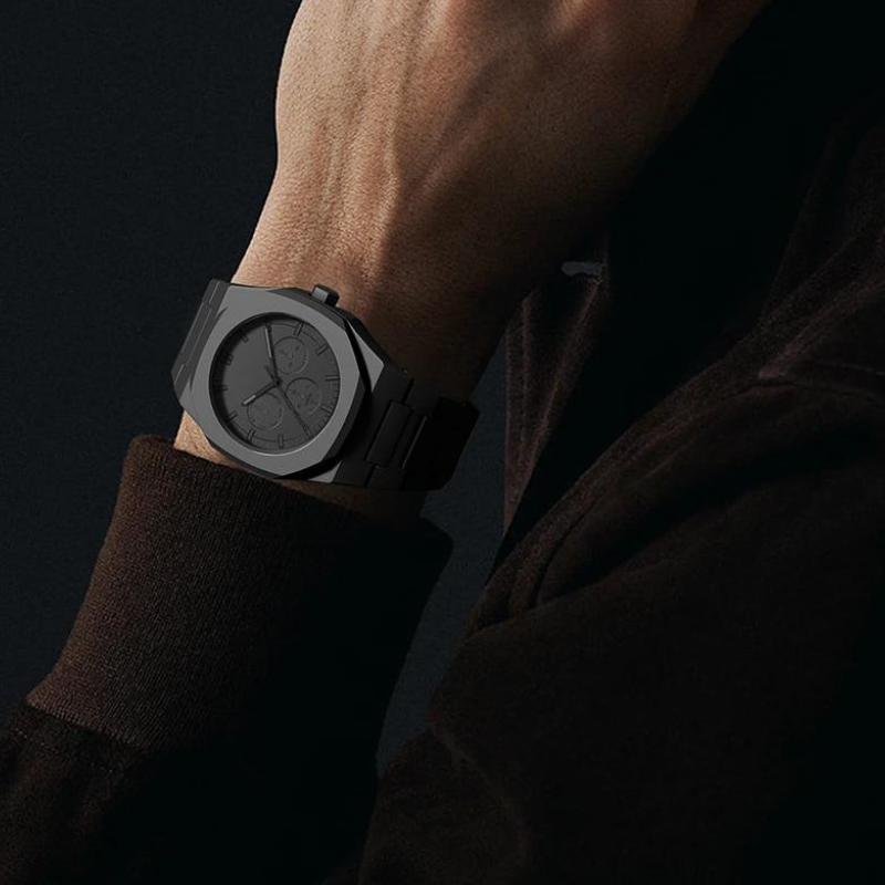 Black Minimalist Men’s Watch