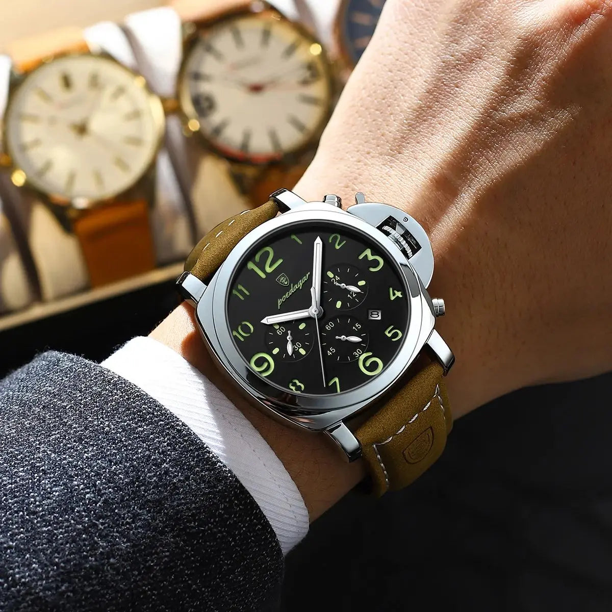 Bordeaux Classic Luxury Quartz Men’s Watch