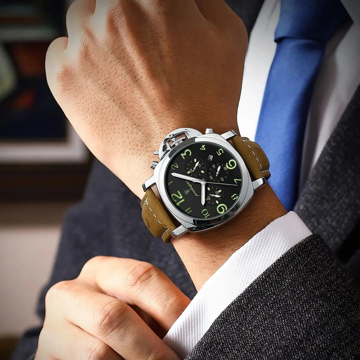 Bordeaux Classic Luxury Quartz Men’s Watch