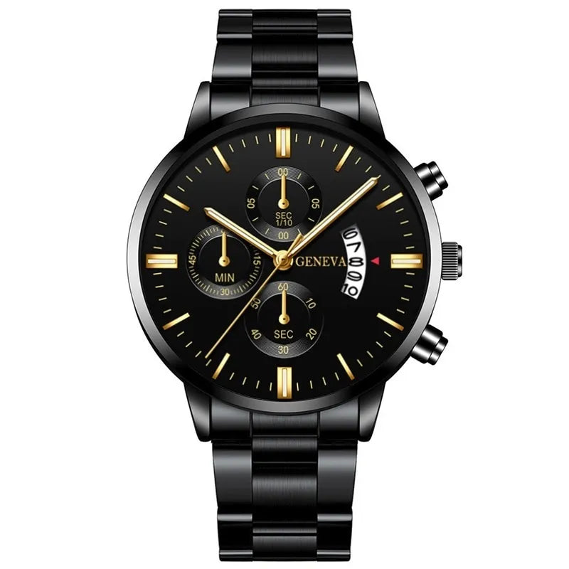 Geneva Black Men’s Watch