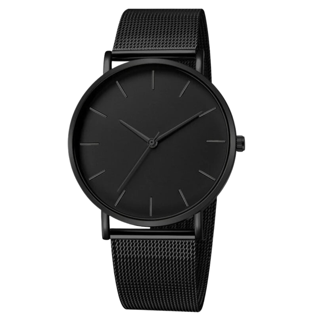 Classic Minimalist Stainless Steel Men’s Watch