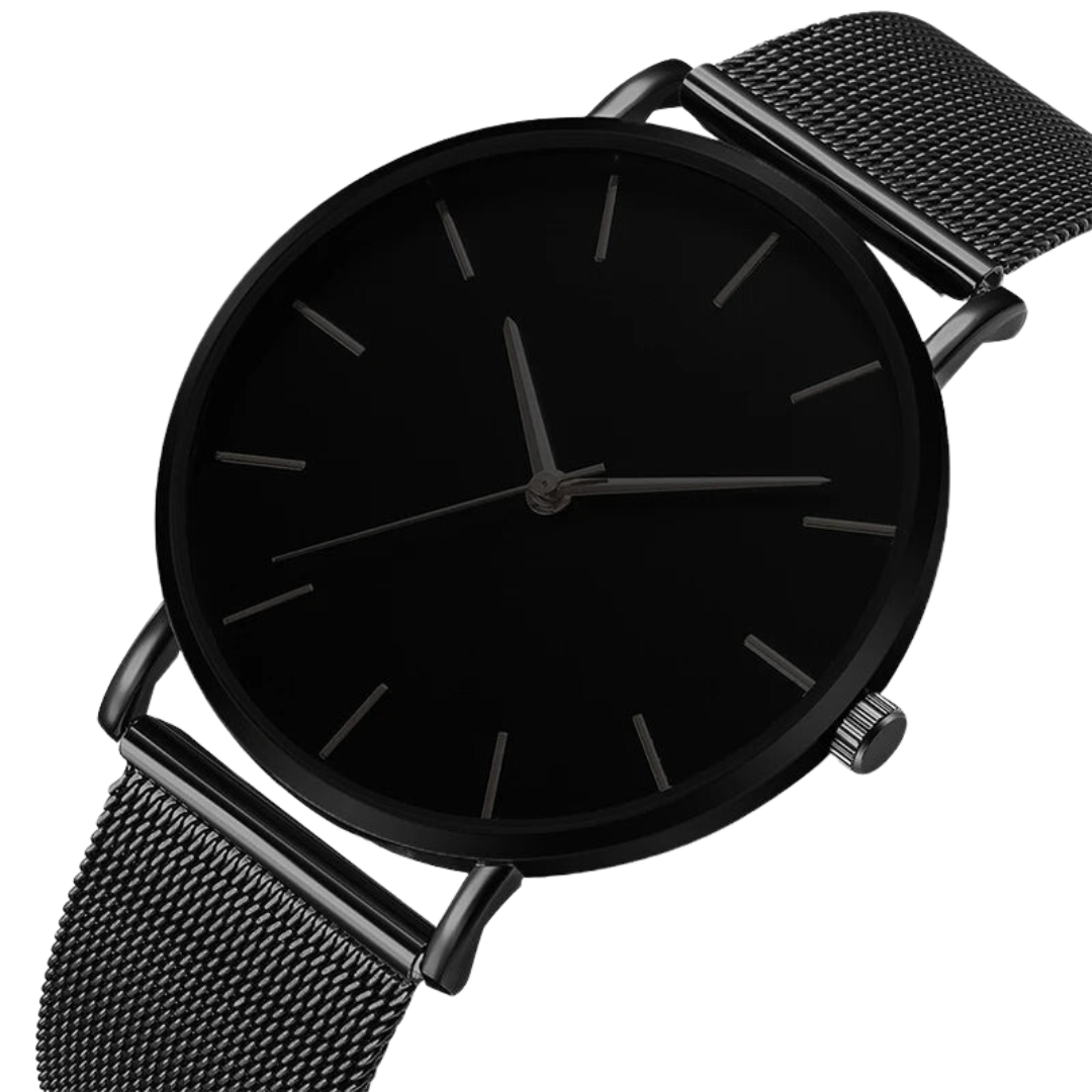 Classic Minimalist Stainless Steel Men’s Watch