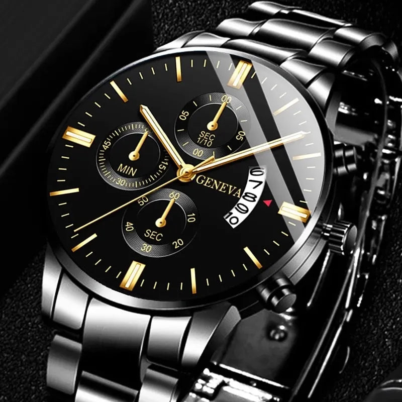 Geneva Black Men’s Watch