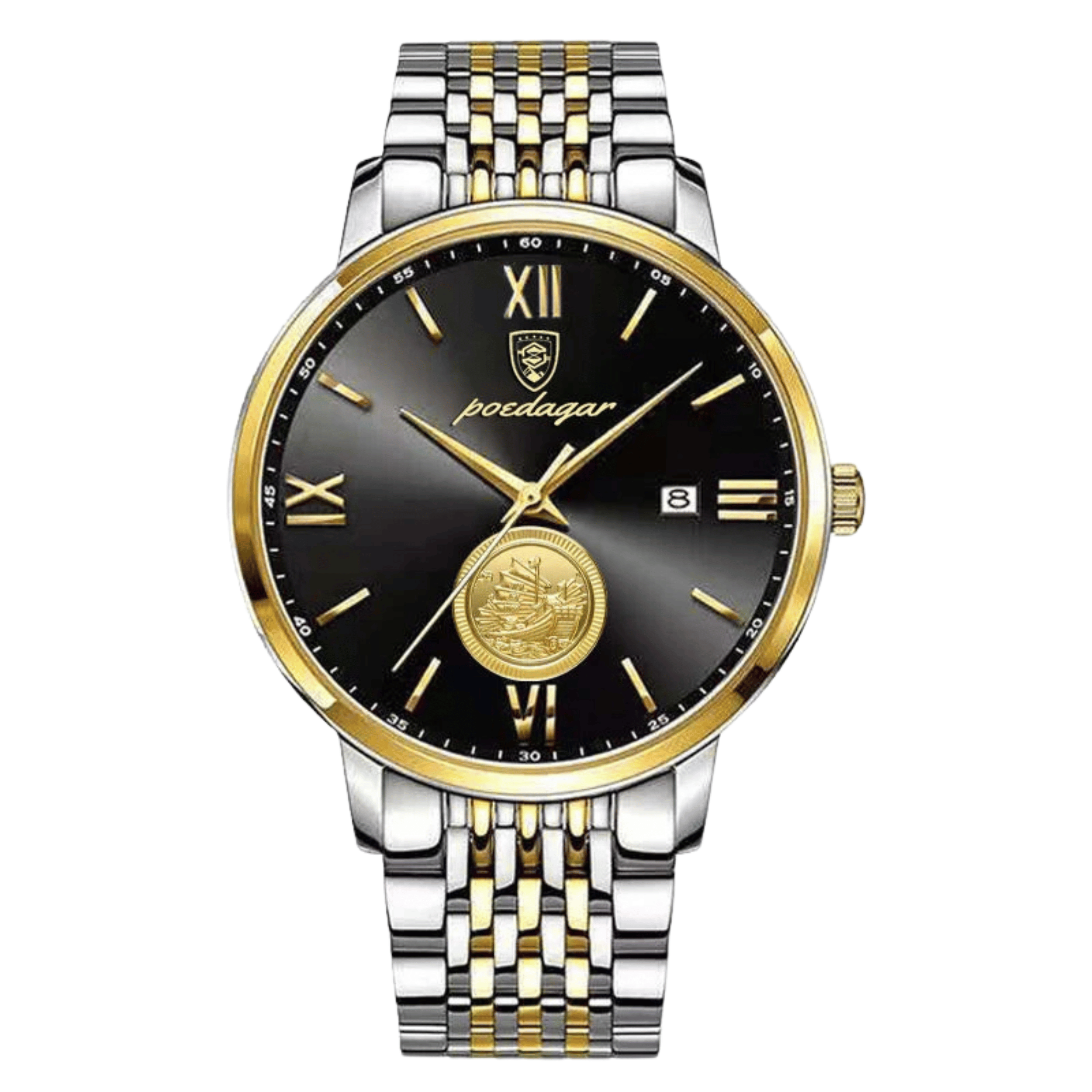 Fortuna Elegant Stainless Steel Quartz Men’s Watch