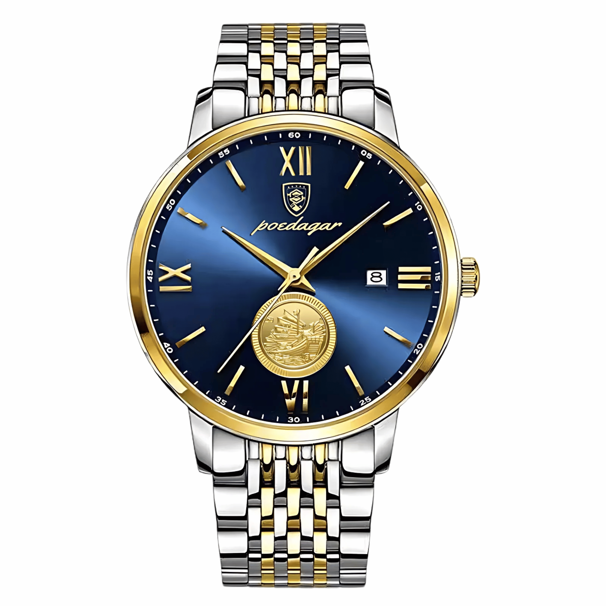 Fortuna Elegant Stainless Steel Quartz Men’s Watch