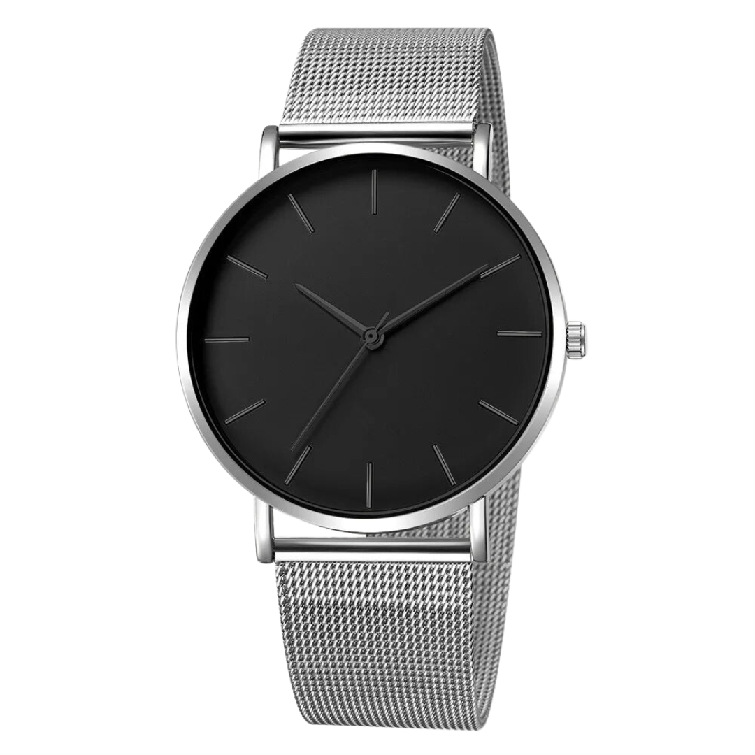 Classic Minimalist Stainless Steel Men’s Watch